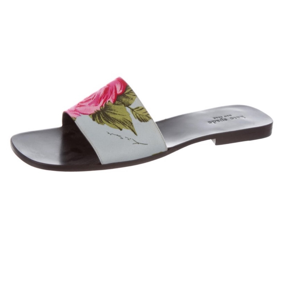 Kate Spade Floral Slides Sz. 5 B
